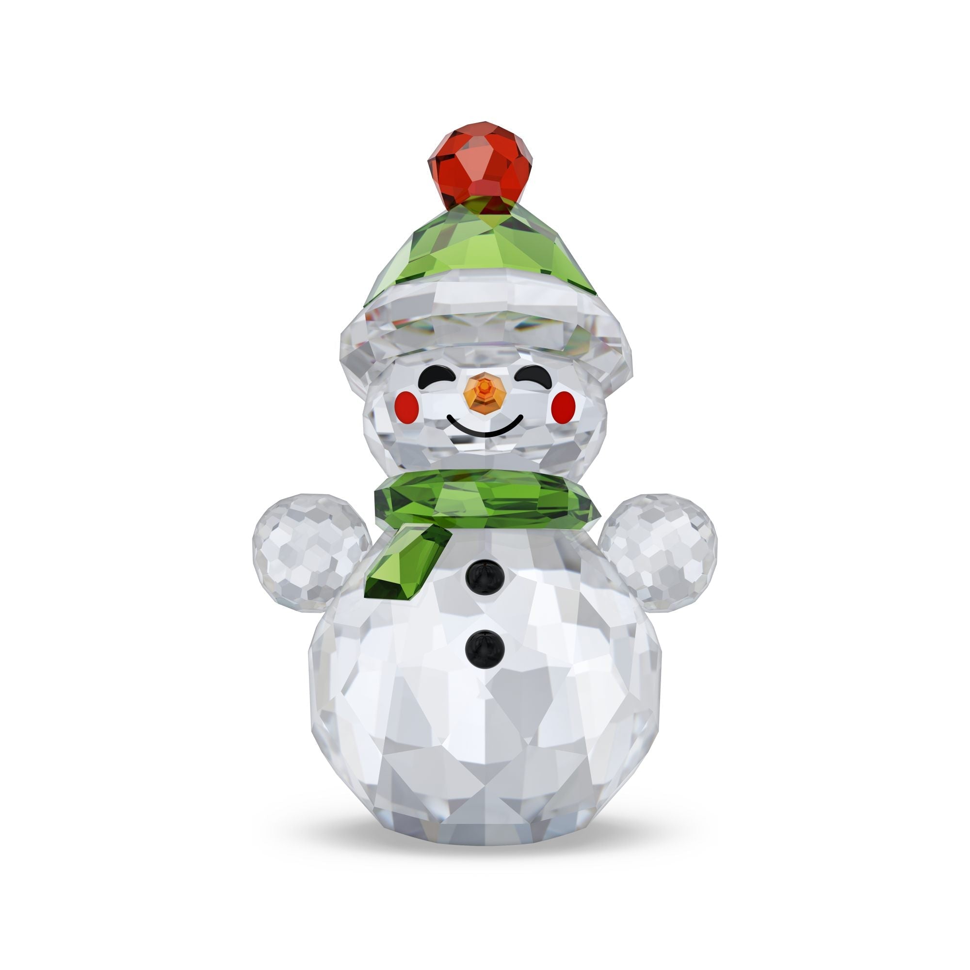 Holiday Cheers Rocking Snowman -Swarovski