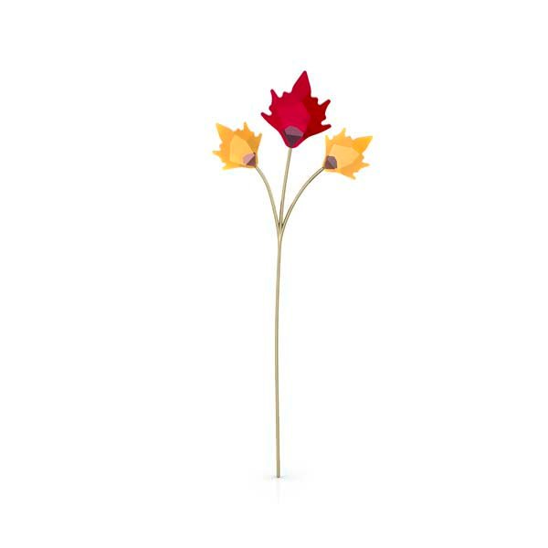 Home Acc : Garden Tales:autumn Leaves -Swarovski