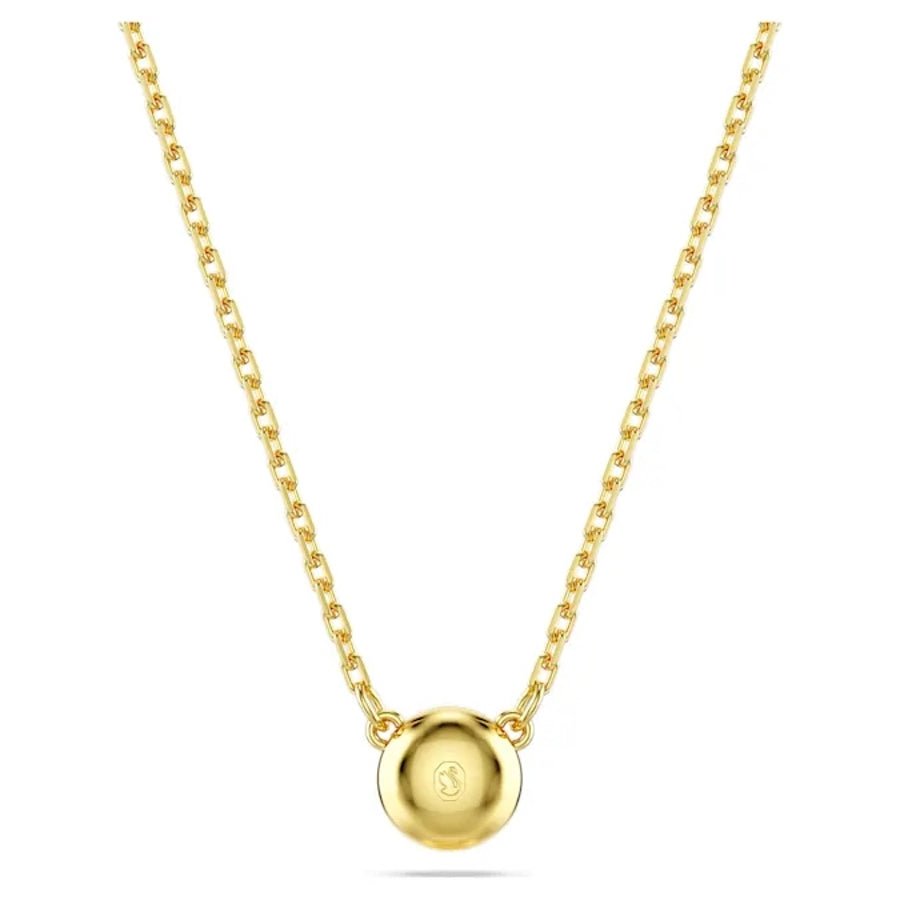 Imber Pendant Round Cut White Gold-tone plated -Swarovski