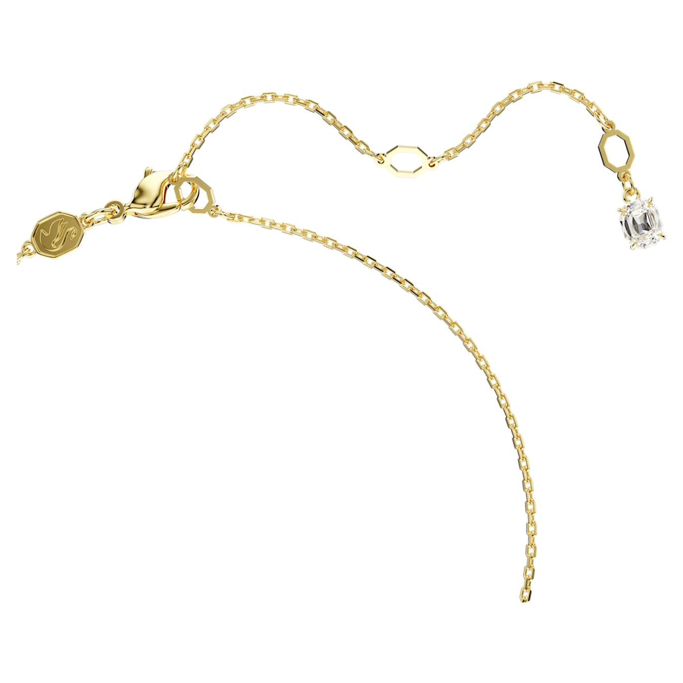 Imber Pendant Round Cut White Gold-tone plated -Swarovski
