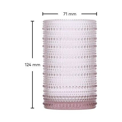 JUPITER Longdrink Pink 350ml Set of 6 -United Tables
