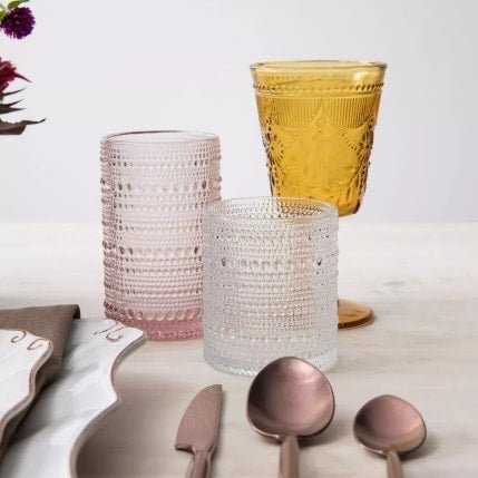 JUPITER Longdrink Pink 350ml Set of 6 -United Tables