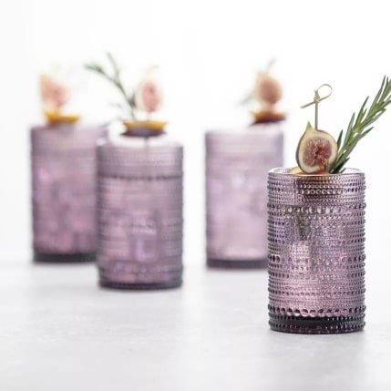 JUPITER Longdrink Purple 350ml Set of 6 -United Tables