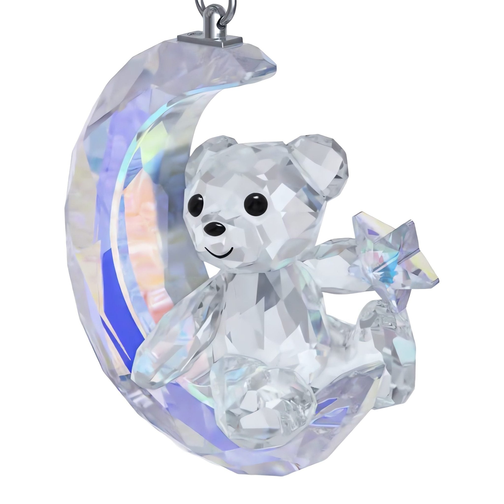 Kris Bear Moon Ornament -Swarovski