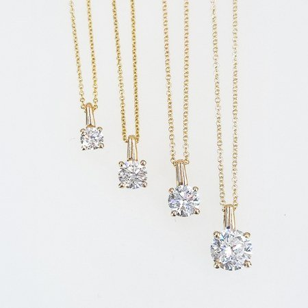 Lab Grown Diamond 9CT Yellow Gold Pendant -Lab Grown Diamonds