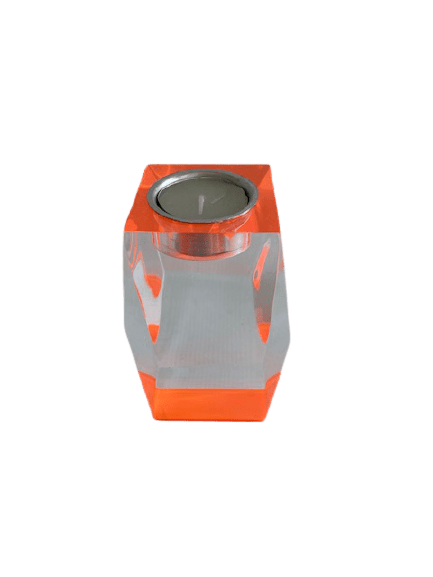 Laser Edge Votive Tall (BLUE)(80mm x 80mm x 120mm) -Spilhaus