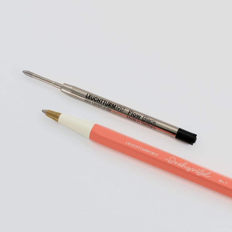 Leuchtturm1917 Refill Black for Leuchtturm1917 Ballpoint Nr. 1 Set of 2 -Leuchtturm