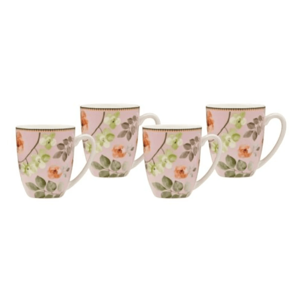 Maxwell & Williams Arcadia Coupe Mug 420ML Set Of 4 Pink Gift Box -Maxwell & Williams