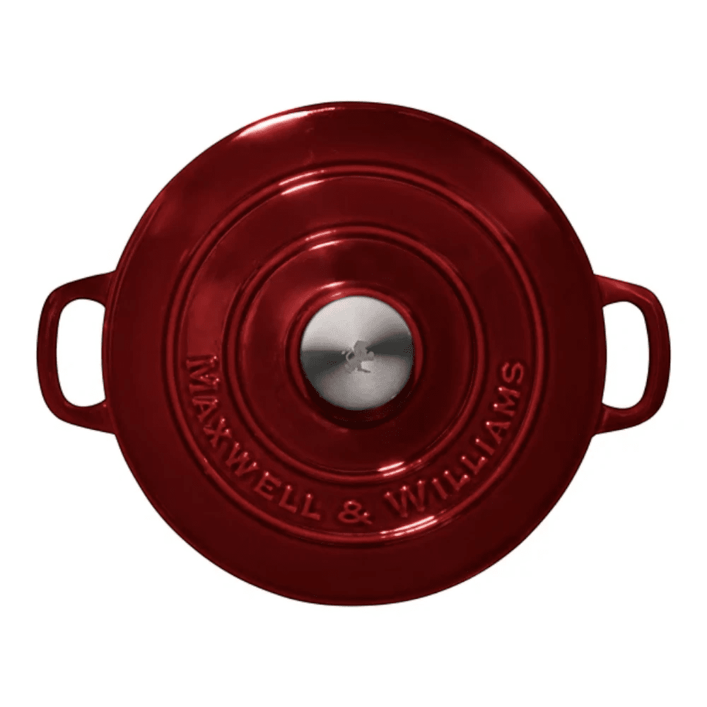 Maxwell & Williams Cast Iron Round Casserole 24CM / 3.3L Gift Box -Maxwell & Williams
