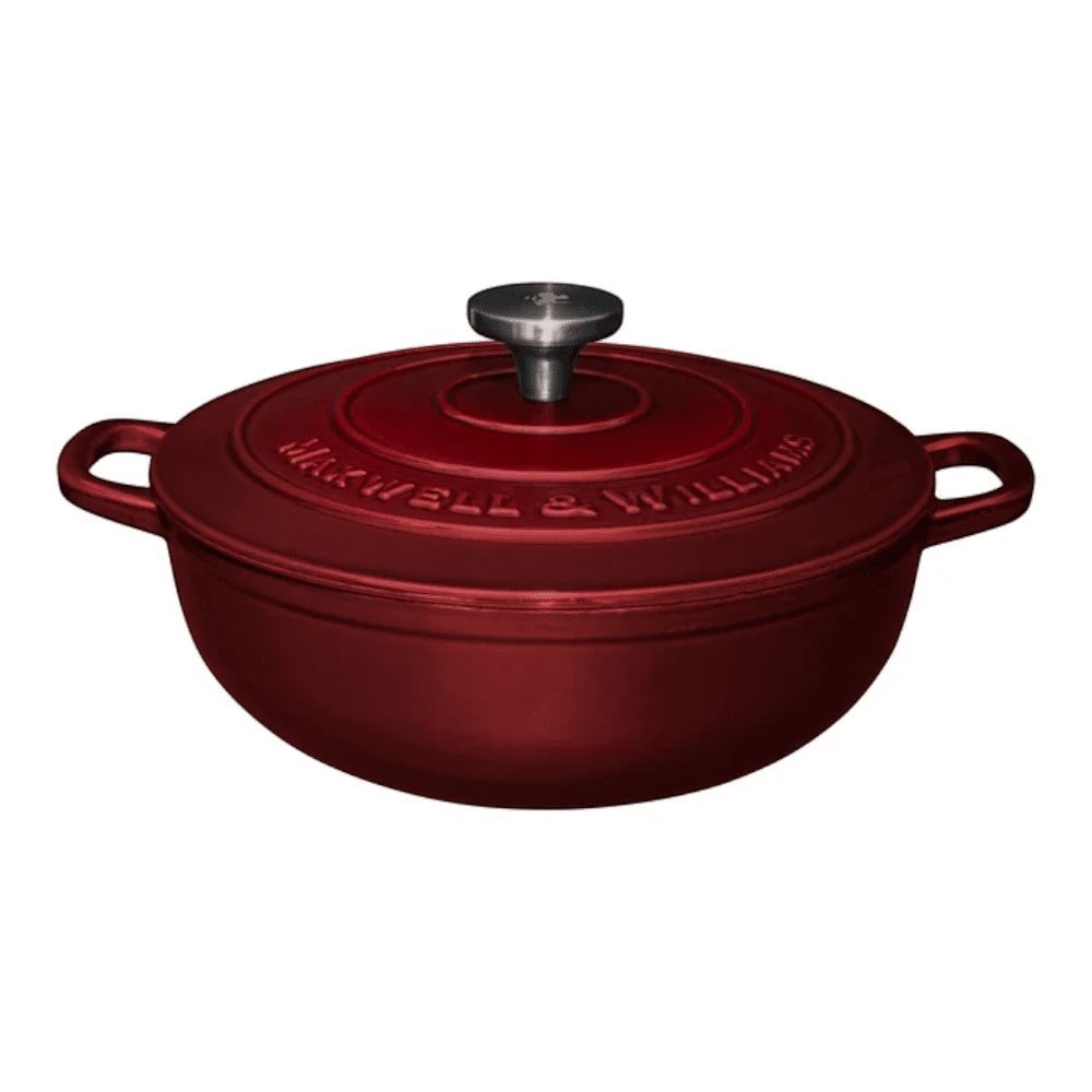 Maxwell & Williams Cast Iron Round Casserole 26CM / 4L Gift Box -Maxwell & Williams