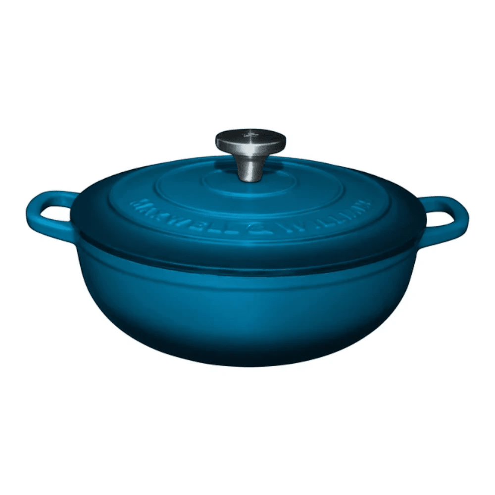 Maxwell & Williams Cast Iron Round Casserole 26CM / 4L Gift Box -Maxwell & Williams