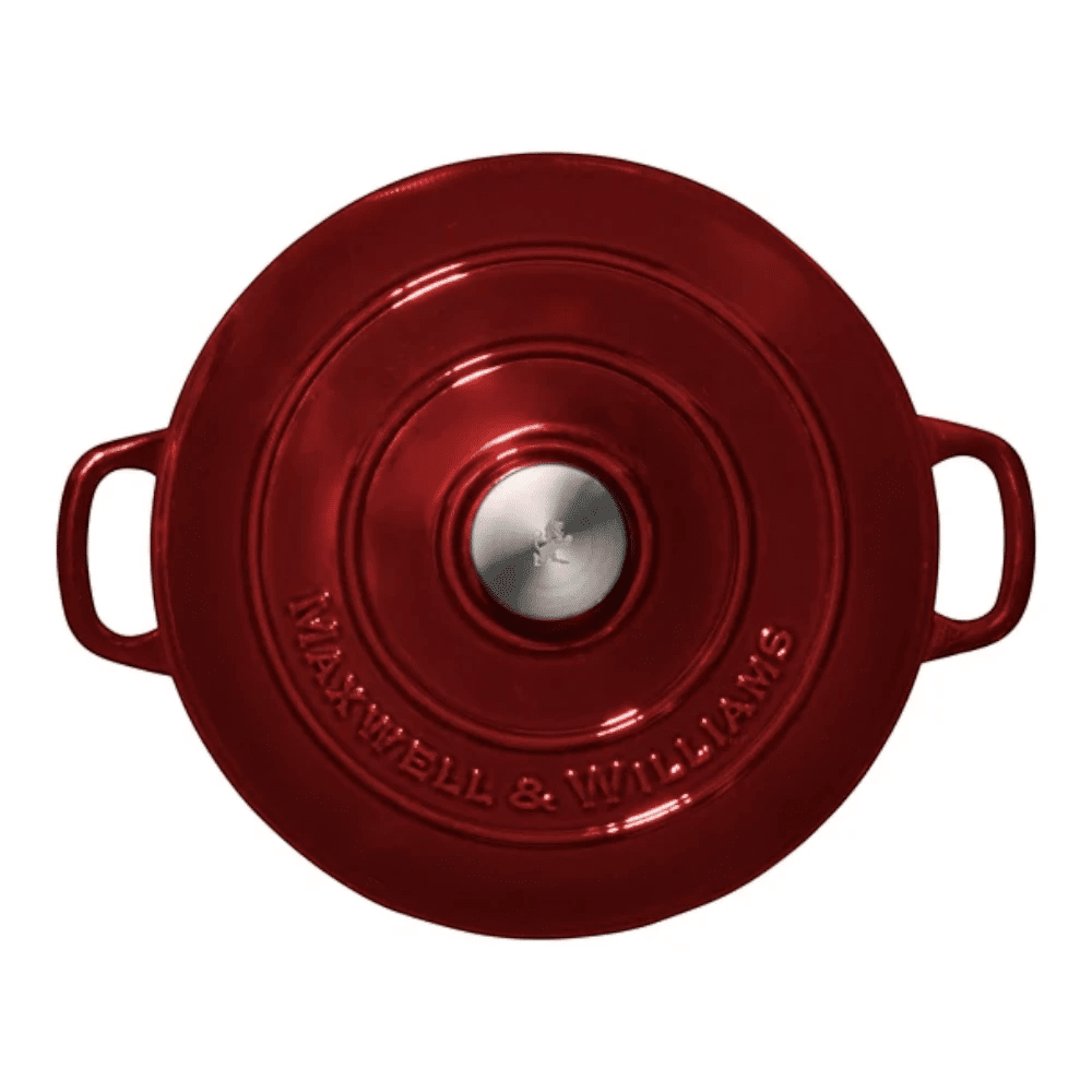 Maxwell & Williams Cast Iron Round Casserole 28CM / 6.2L Gift Box -Maxwell & Williams
