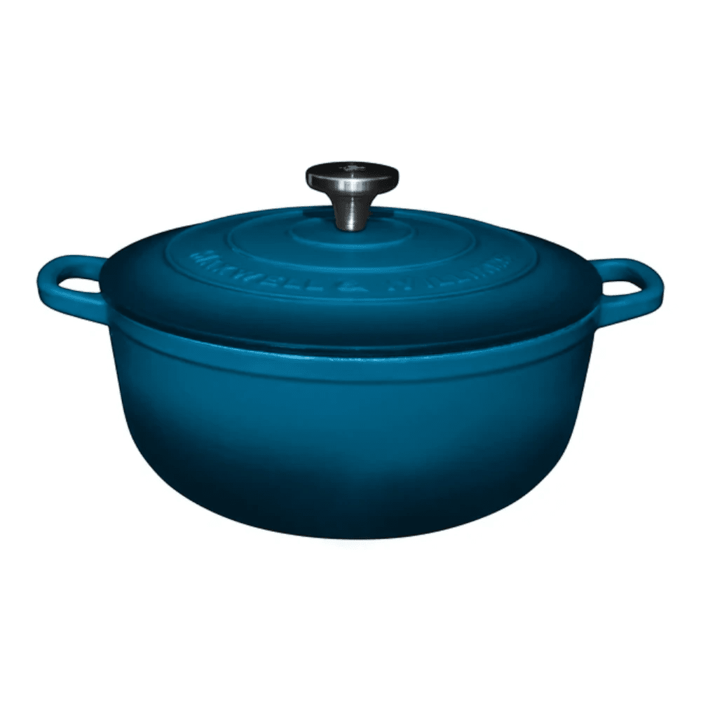 Maxwell & Williams Cast Iron Round Casserole 28CM / 6.2L Gift Box -Maxwell & Williams