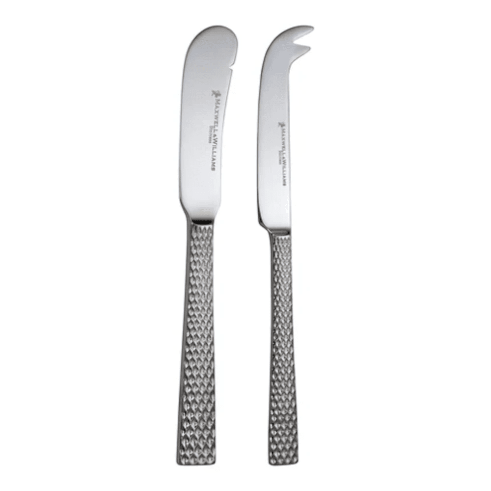 Maxwell & Williams Diamonds Cheese & Pate Knife Set 2PC Gift Box -Maxwell & Williams