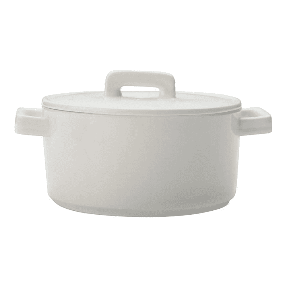 Maxwell & Williams Epicurious Round Casserole 1.3L White Gift Box -Maxwell & Williams