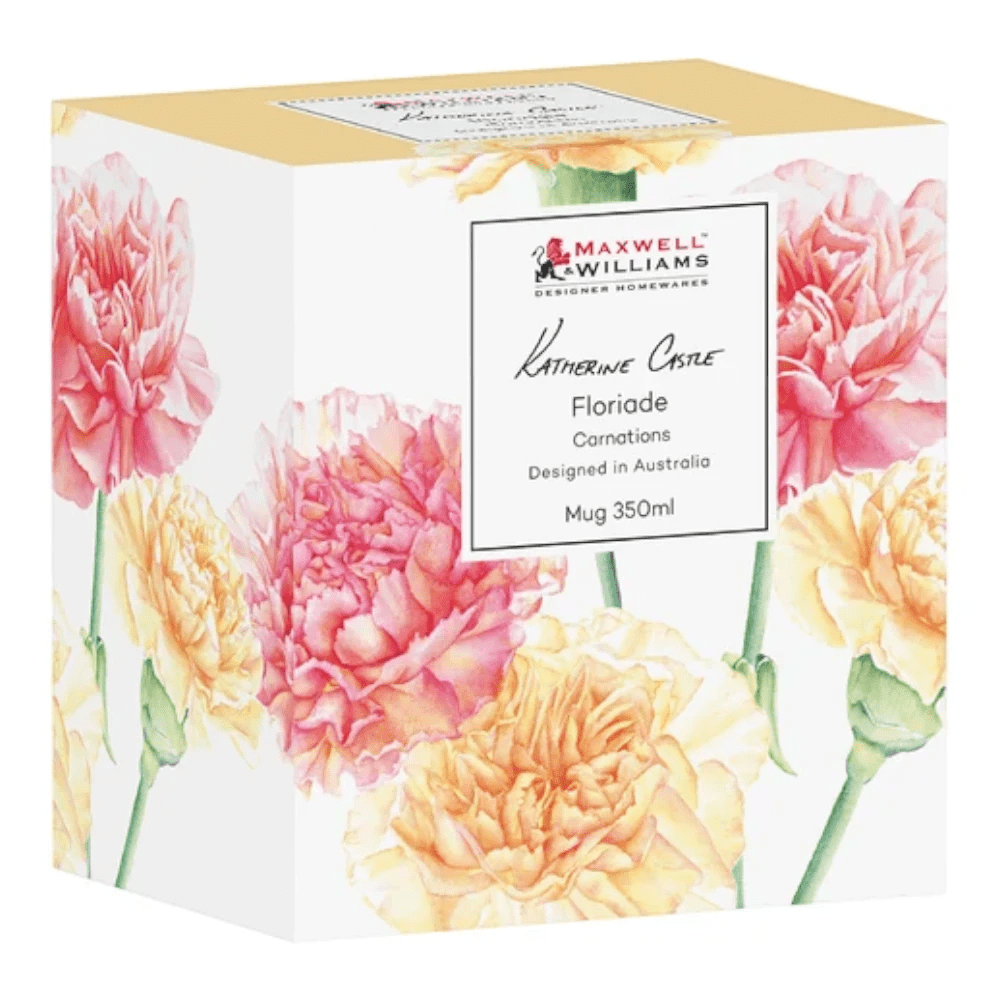 Maxwell & Williams Katherine Castle Floriade Mug 350ML Carnations Gift Box -Maxwell & Williams