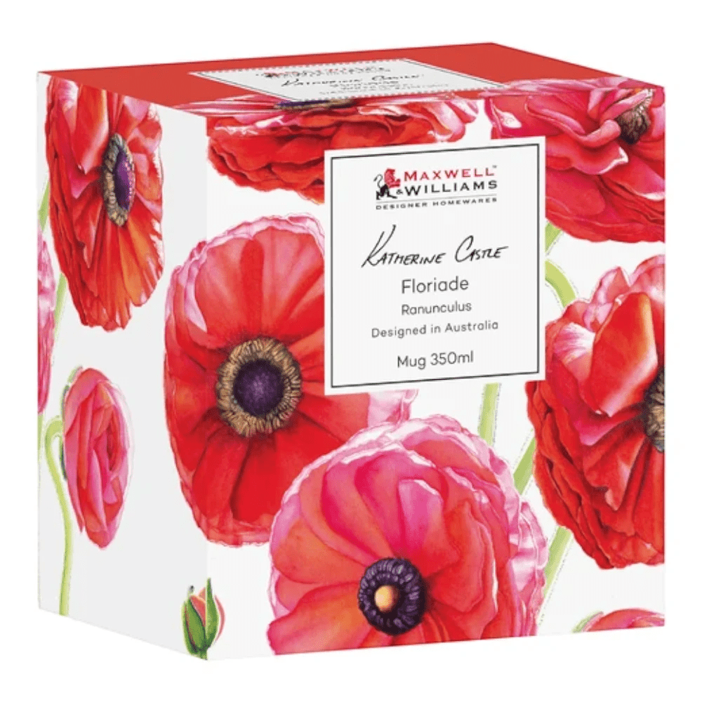 Maxwell & Williams Katherine Castle Floriade Mug 350ML Ranunculus Gift Box -Maxwell & Williams