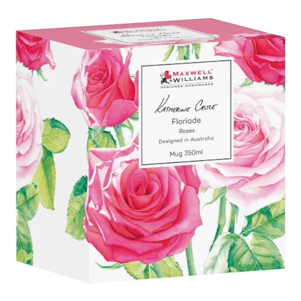 Maxwell & Williams Katherine Castle Floriade Mug 350ML Roses Gift Box -Maxwell & Williams