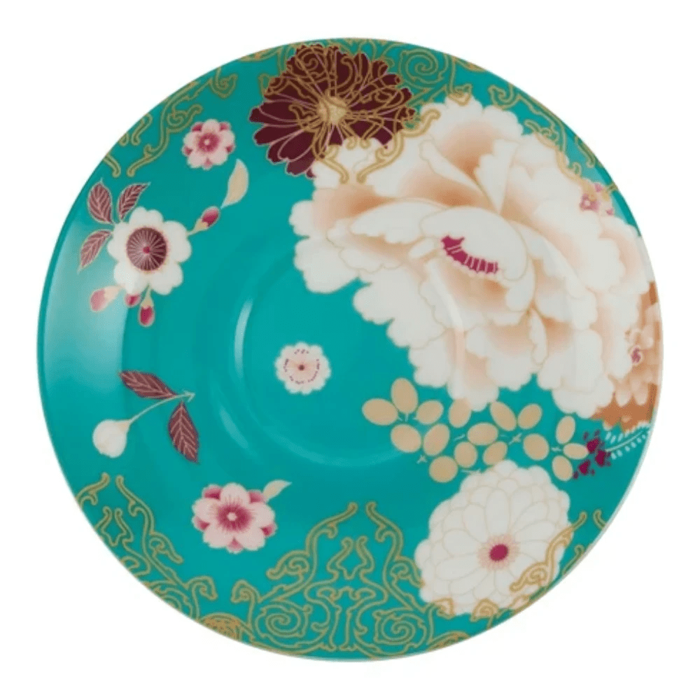 Maxwell & Williams Kimono Cup & Saucer 300ML Teal Gift Box -Maxwell & Williams