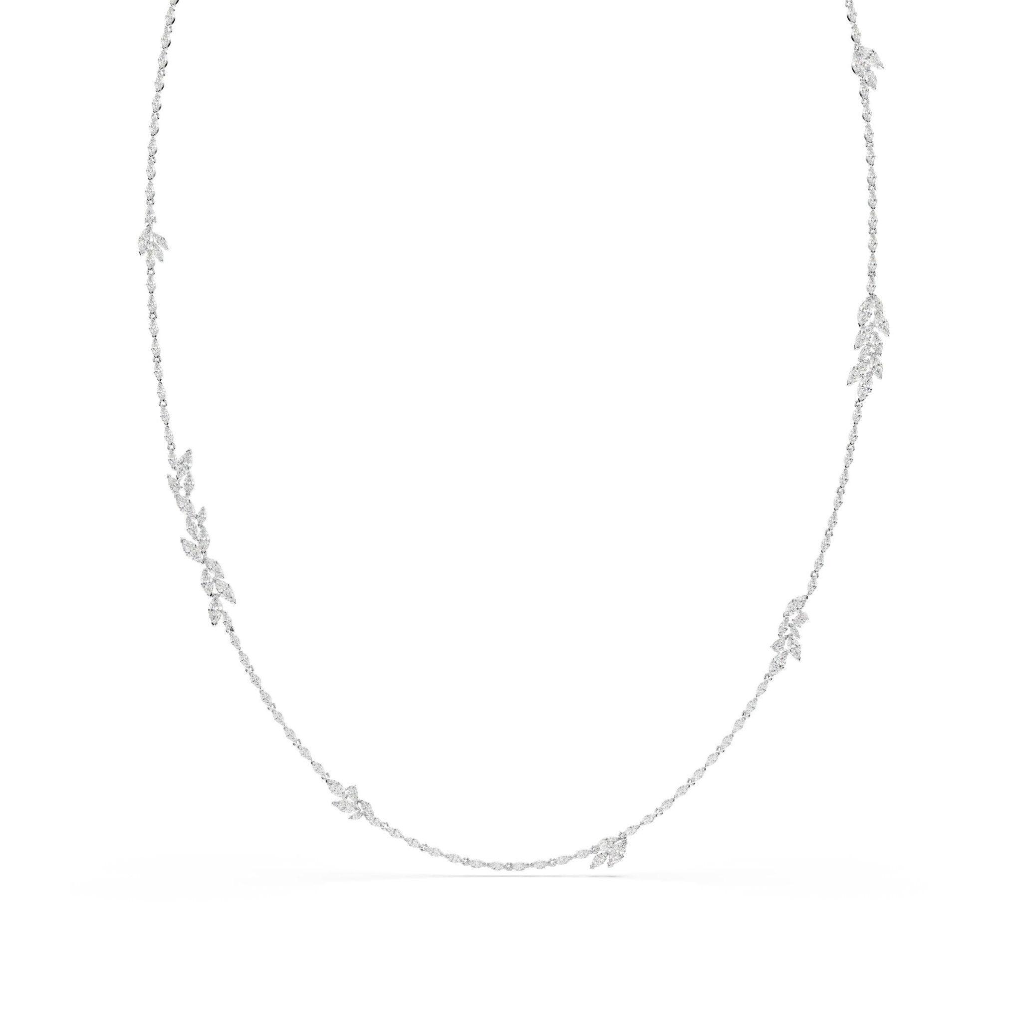 Mesmera strandage, Marquise cut, White, Rhodium plated -Swarovski