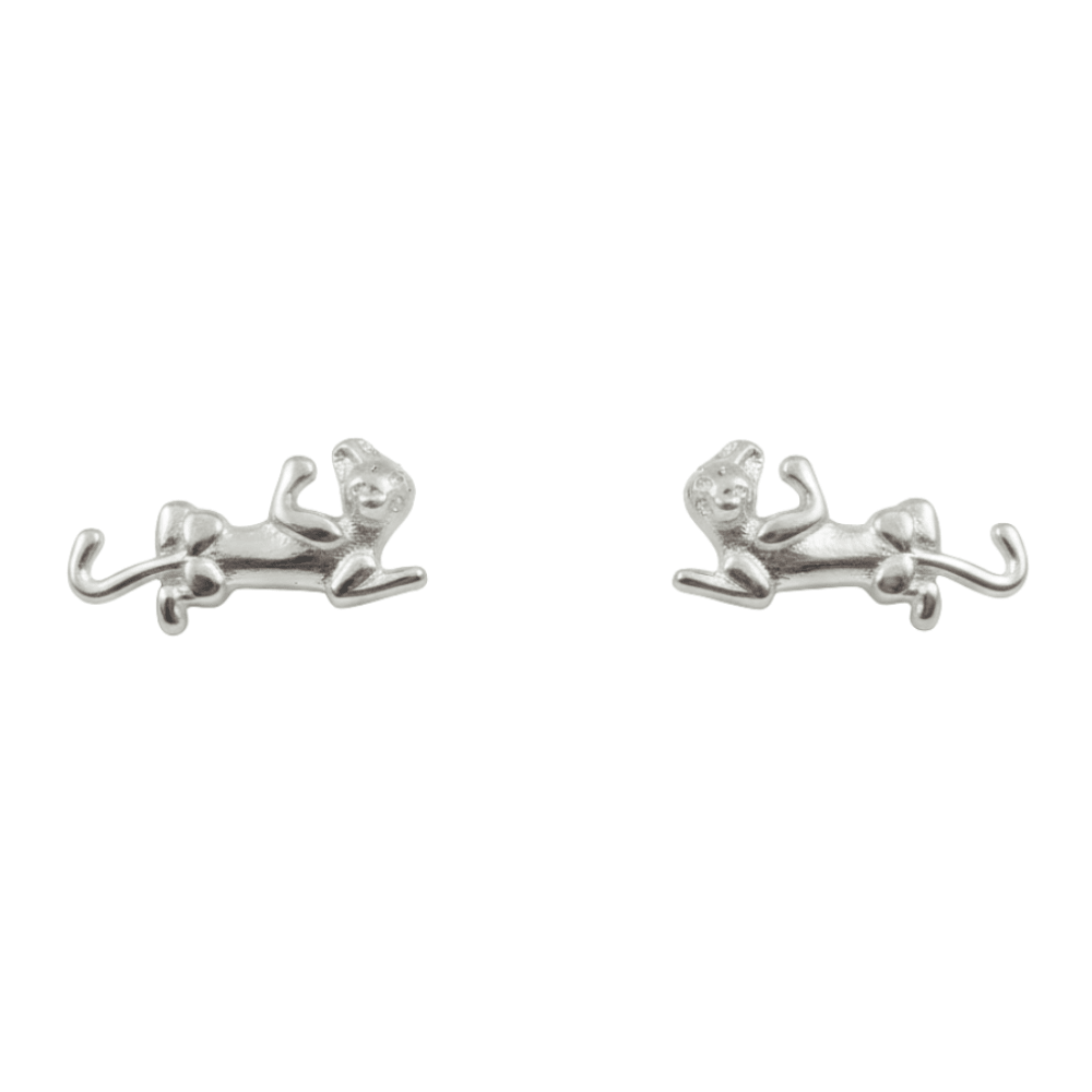 MISU 925 Sterling Silver Earrings Leopard -Misu