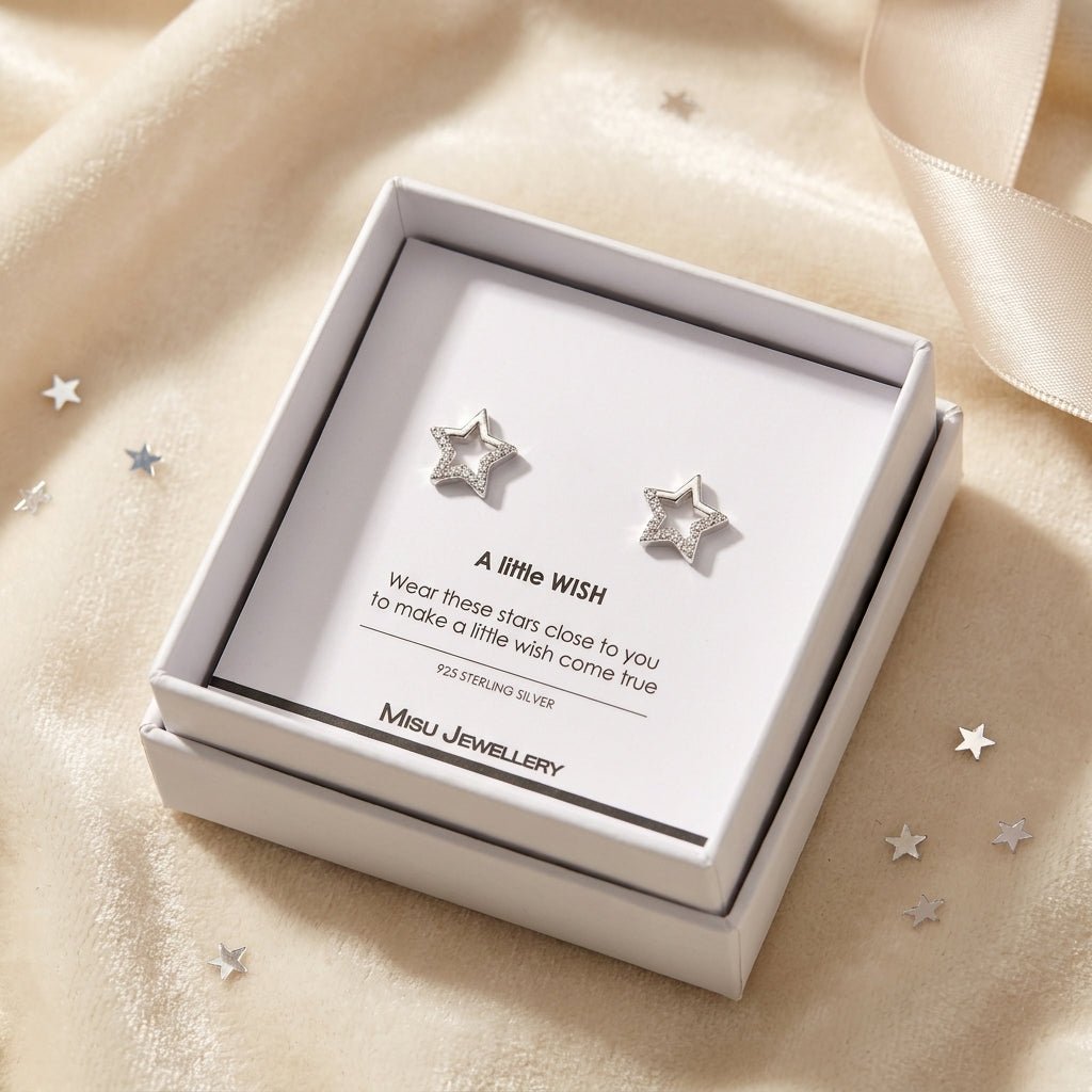 MISU 925 Sterling Silver Oh My Stars -Misu