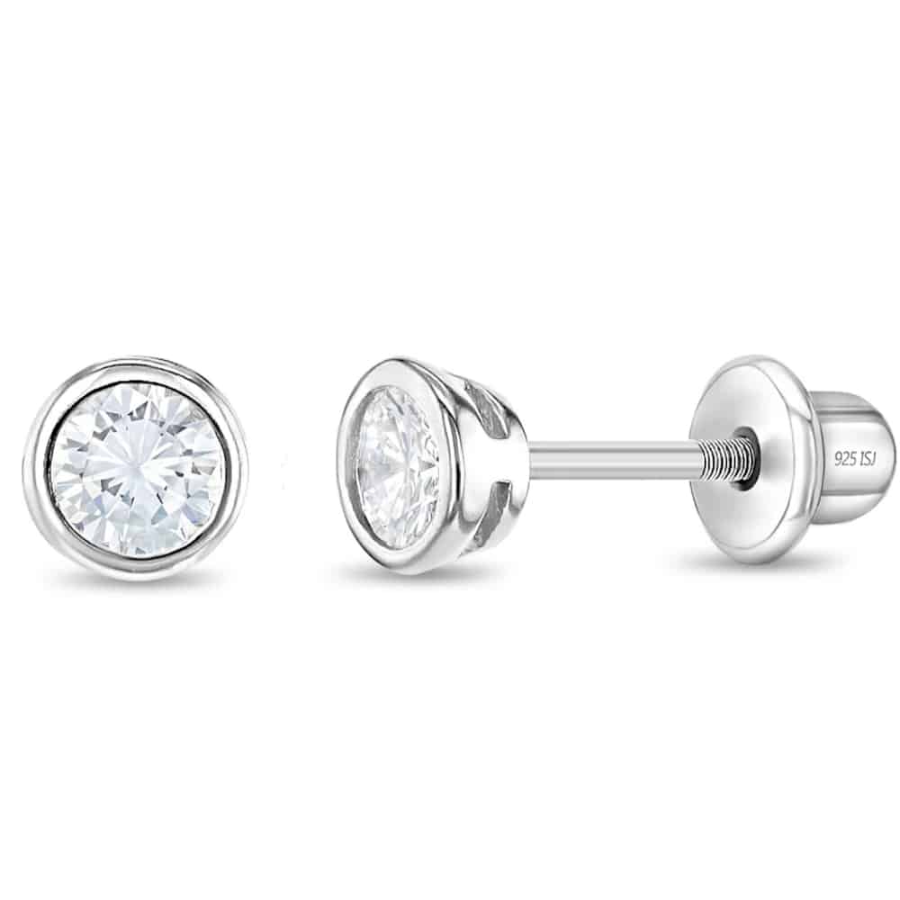 MISU 925 Sterling Silver Shine Bright Studs -Misu