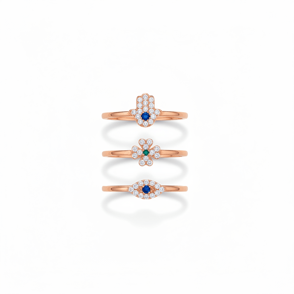 MISU Ring Rose Gold Trio Protection -Misu
