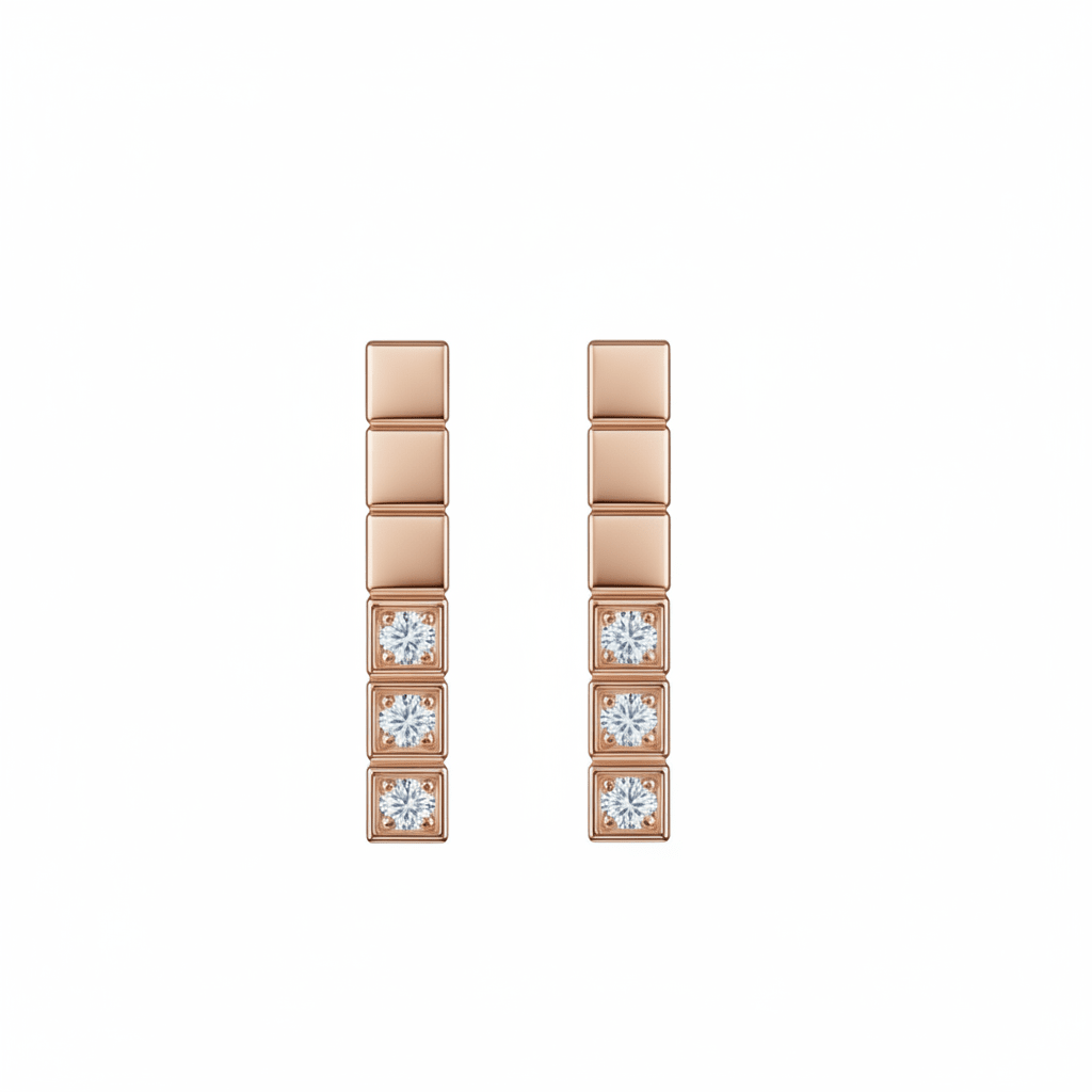 MISU Rose Bar Studs -Misu
