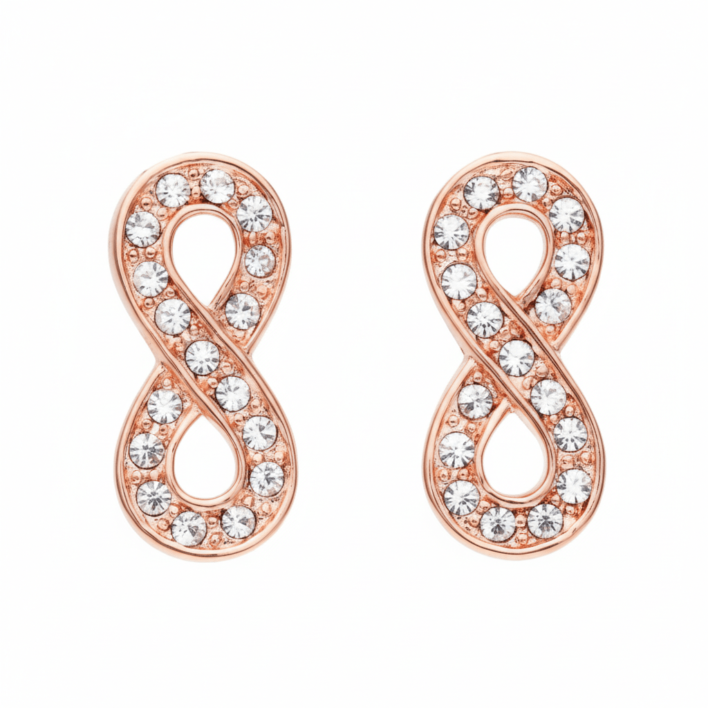 MISU Rose Gold Earrings Forever -Misu