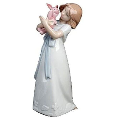 Nao Ornament Figurine Disney Cuddles W/Piglet -Nao