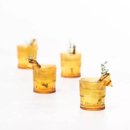NOHO Allround Tumbler Amber 250ml Set of 4 -United Tables