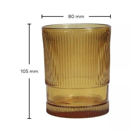 NOHO Allround Tumbler Amber 350ml Set of 4 -United Tables