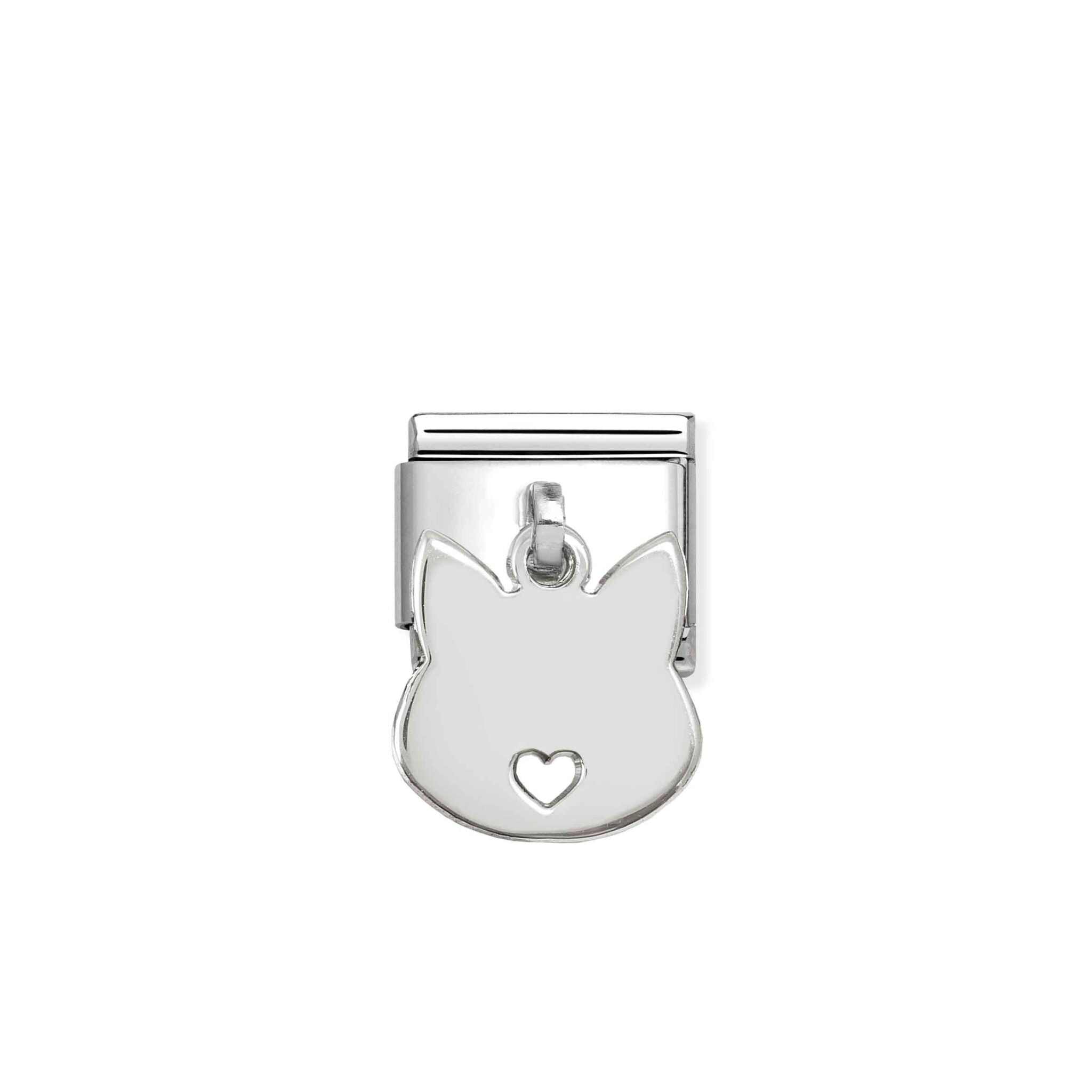 NOM Composable Smooth Cat Face Plate HANGING SS&925ss -Nomination