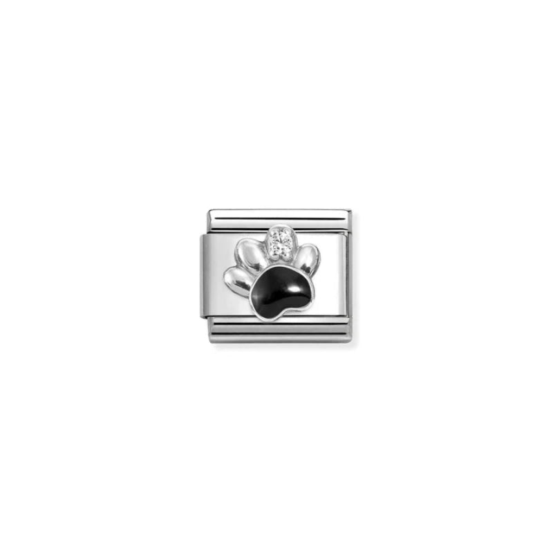 Nomination Composable Black Paw Symbol -Nomination