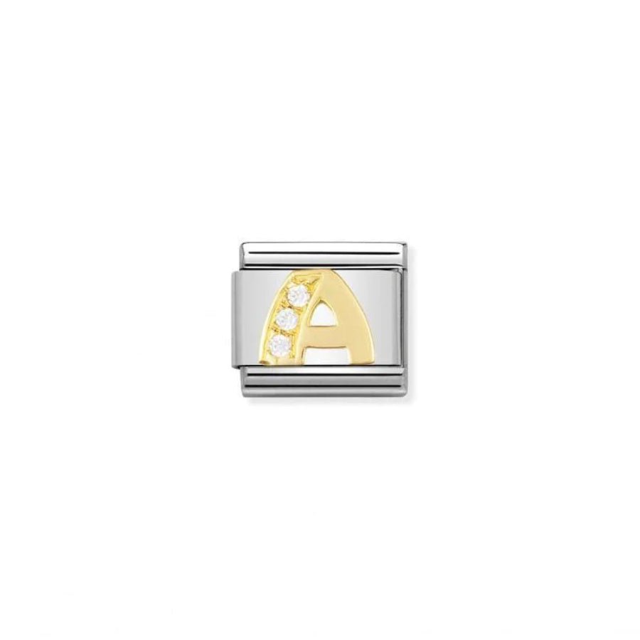 Nomination Composable Classic C.Z. Letter A -Nomination
