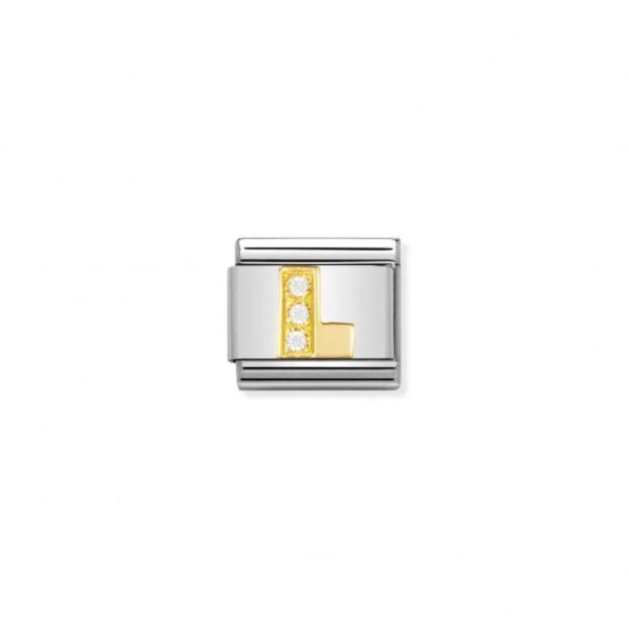 Nomination Composable Classic C.Z. Letter L -Nomination