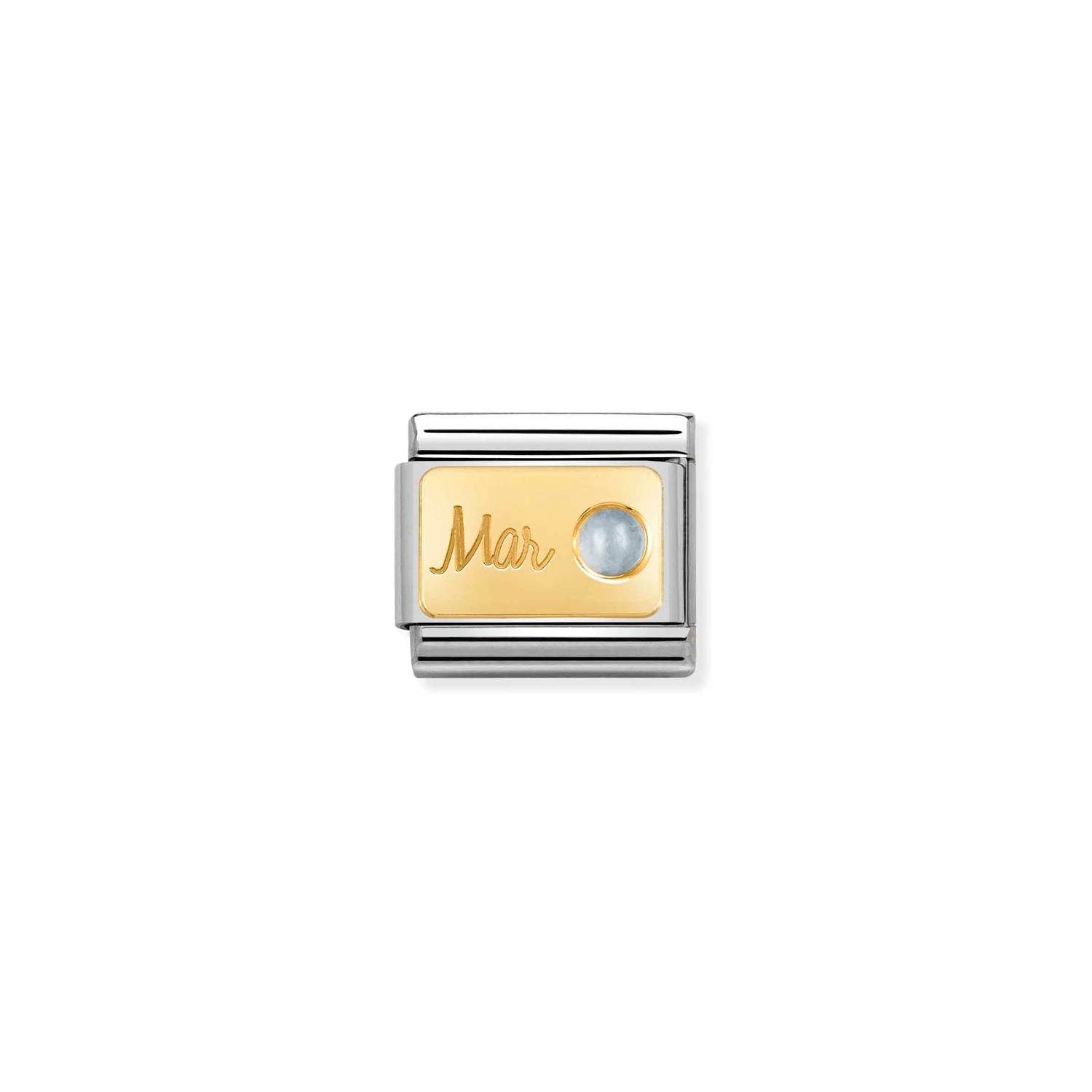 Nomination Composable Classic Month Stone Mar Aquamarine 18K -Nomination