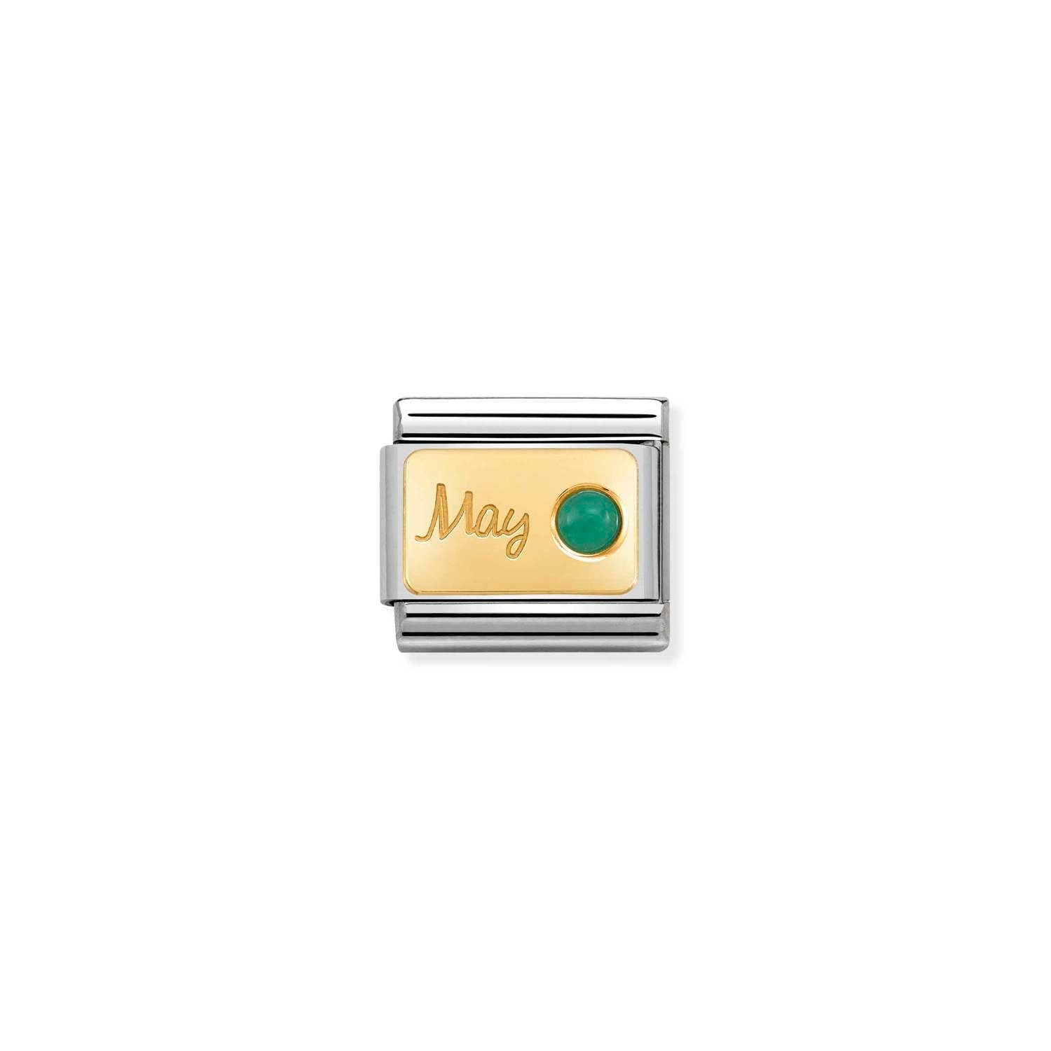 Nomination Composable Classic Month Stone May Emerald 18K -Nomination