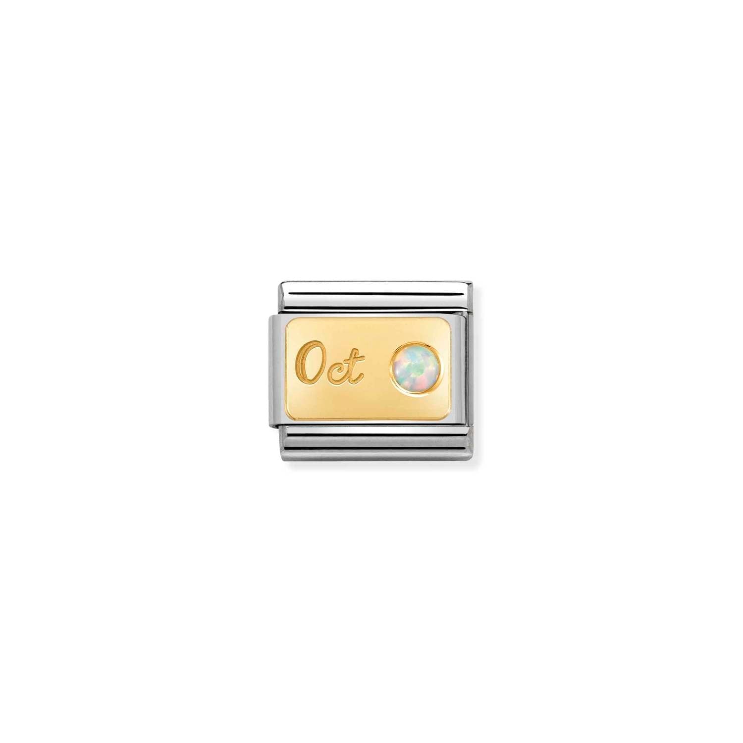Nomination Composable Classic Month Stone Oct Opal 18K -Nomination