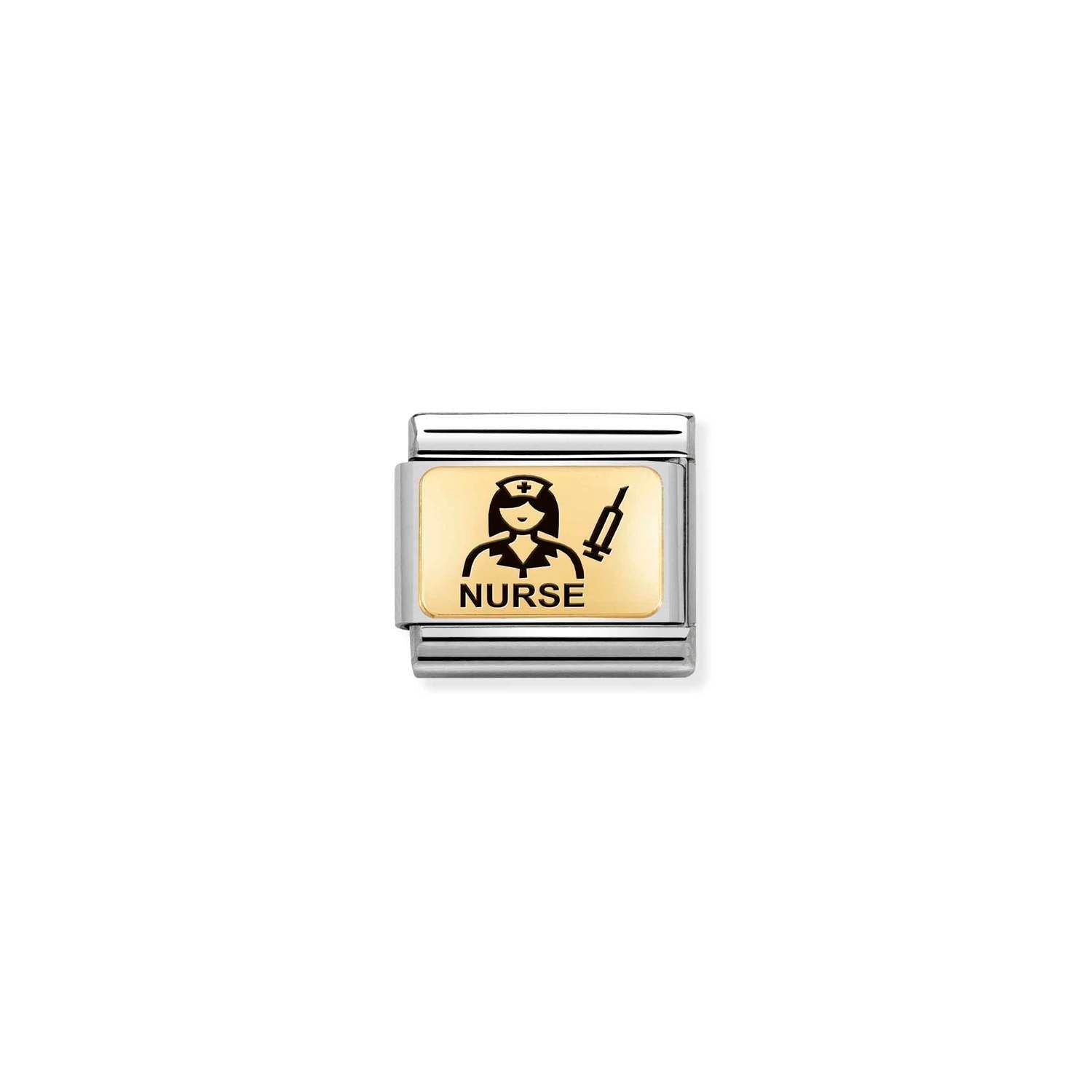 Nomination Composable Classic Occupation Nurse 18K -Nomination