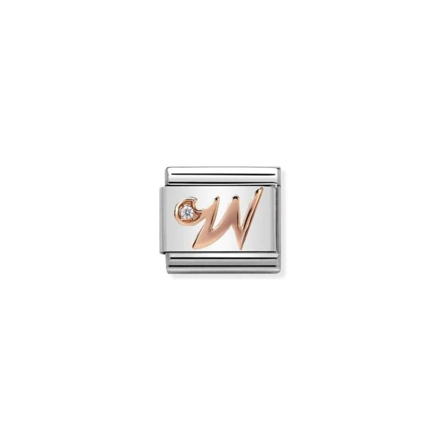 Nomination Composable Classic Rosegold Letter W -Nomination