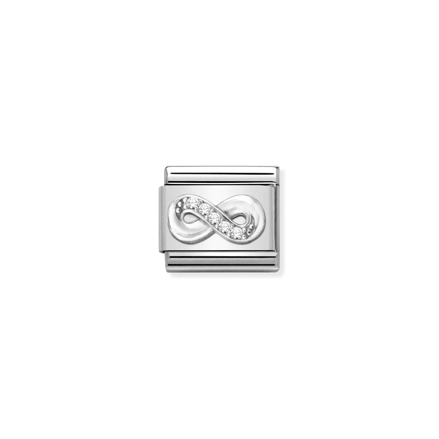 Nomination Composable Classic Symbol Infinity C.Z. S/Silver -Nomination