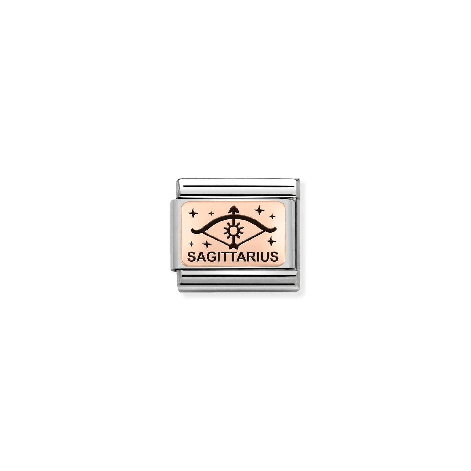 Nomination Composable Classic Zodiac Sagitarius S/S & 18K -Nomination