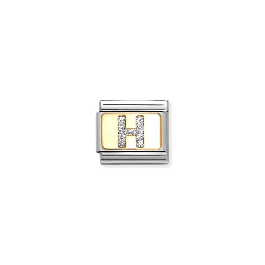 Nomination Composable Glitter Letter H -Nomination