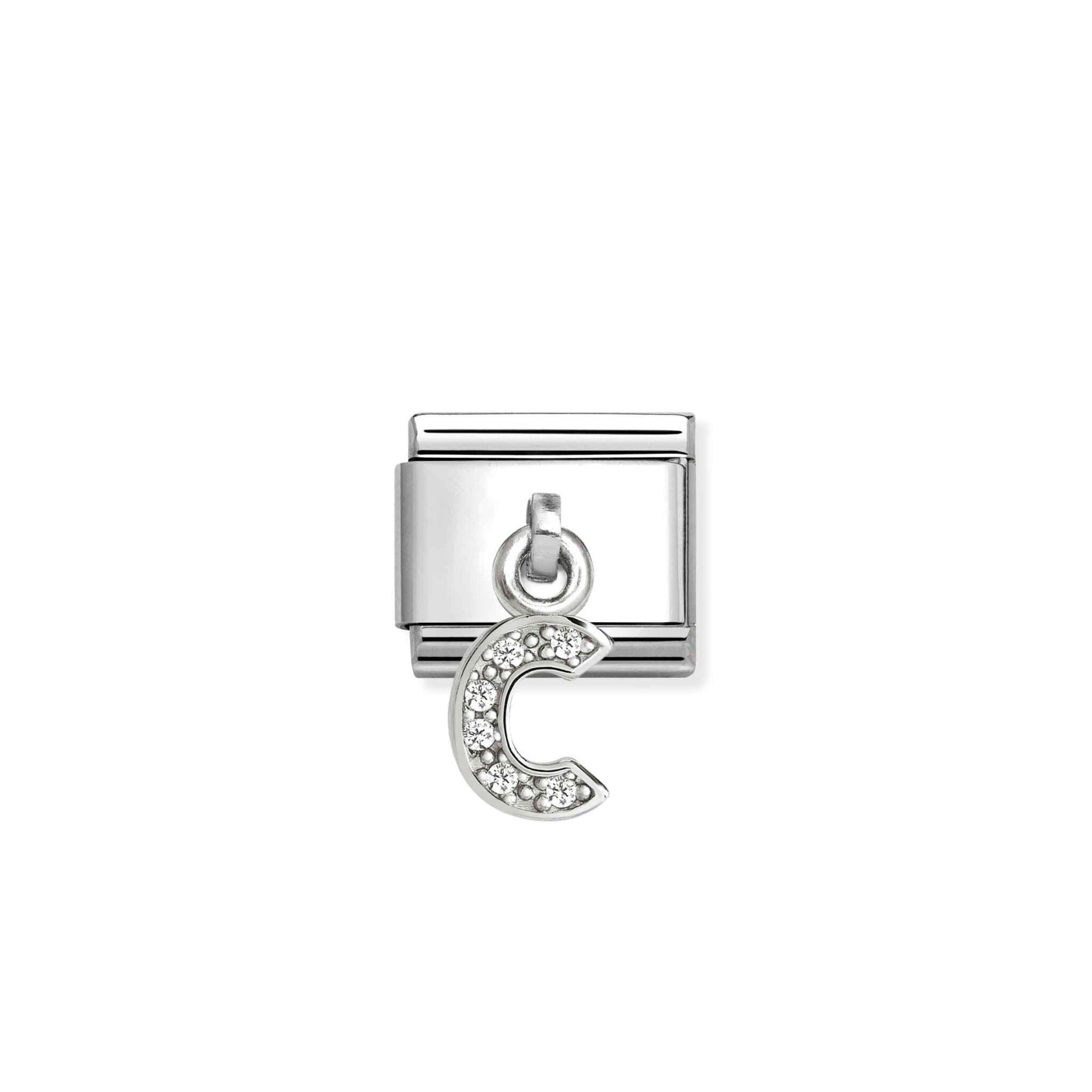 Nomination Composable Hanging Link, Sparkling Letter C -Nomination