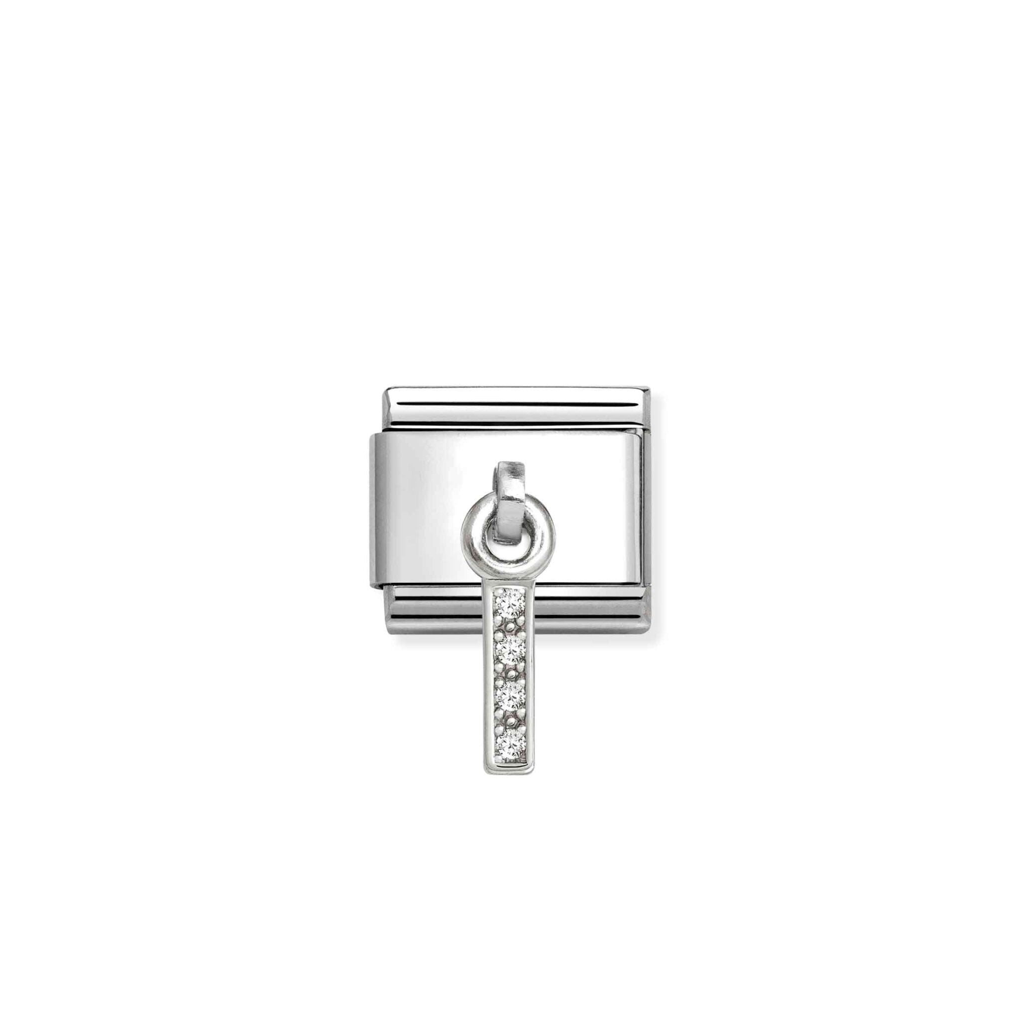 Nomination Composable Hanging Link, Sparkling Letter I -Nomination