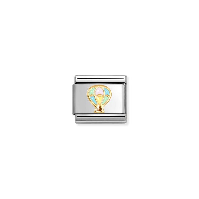 Nomination Composable Hot Air Balloon Symbol Yellow Gold -Nomination