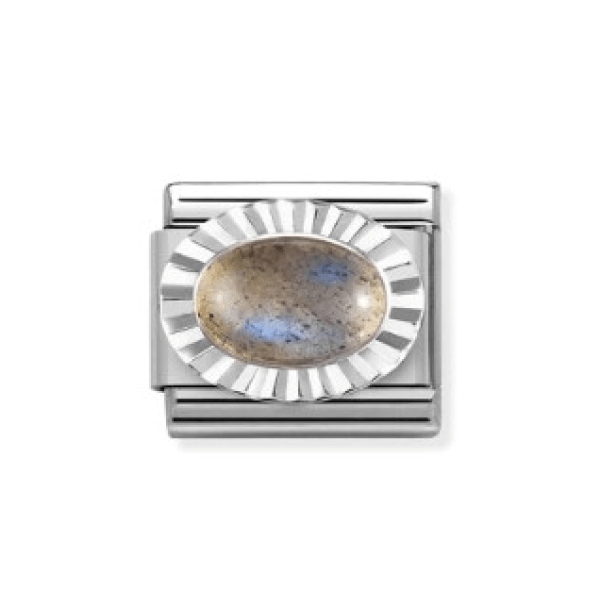 Nomination Composable Link Oval Stone Labradorite S/S & 925ss -Nomination