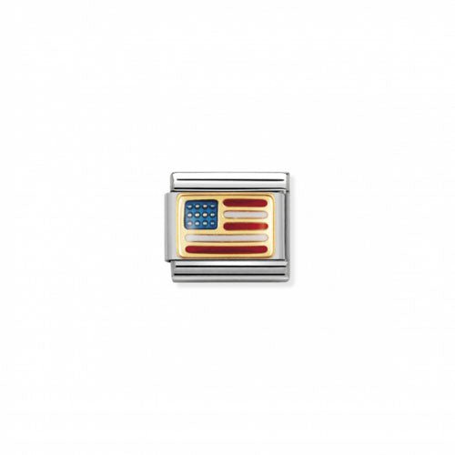 Nomination Flag America Enamel -Nomination